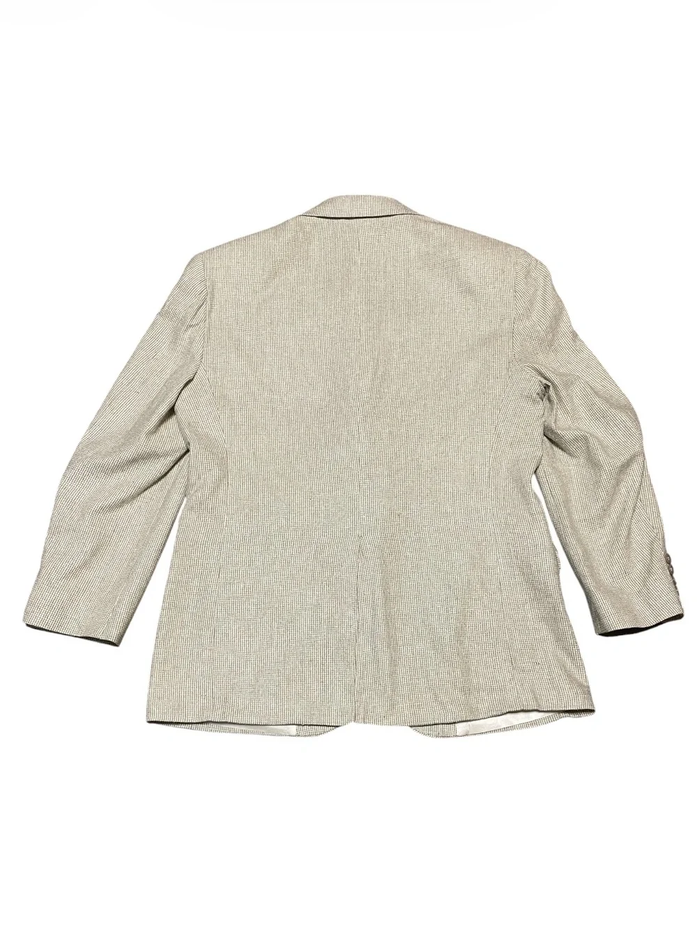 Men's Stanley Blacker 100% Silk Yarn Lightweight Blazer Sport Coat Beige 42R